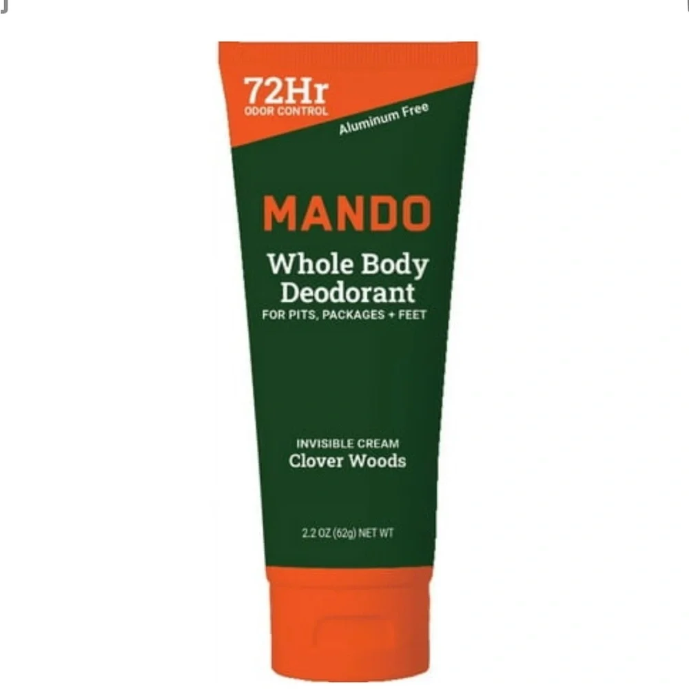 3 counts Mando Whole Body Deodorant Clover Woods - Orange and Green - Picture 2 of 4